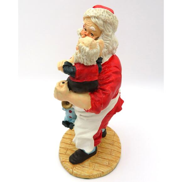 Vintage Dept 56 Santa Toymaker with Elves Figurine Christmas Holiday Decor - Picture 3 of 10